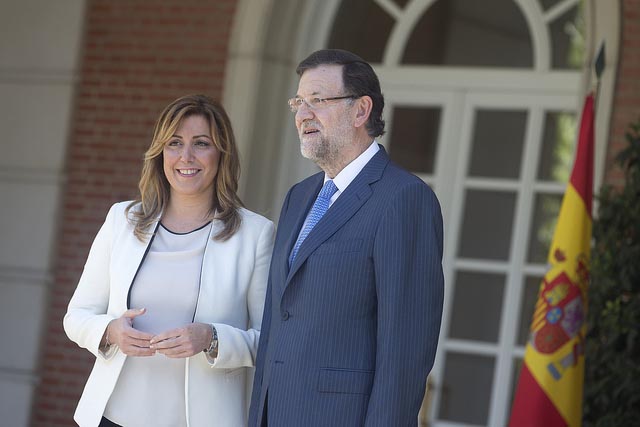 Susana Díaz y Mariano Rajoy | La Moncloa Gobierno de España CC